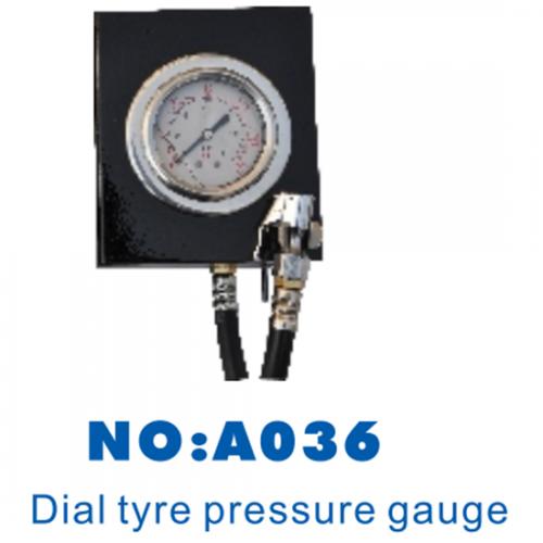 Dial tyre pressure gauge