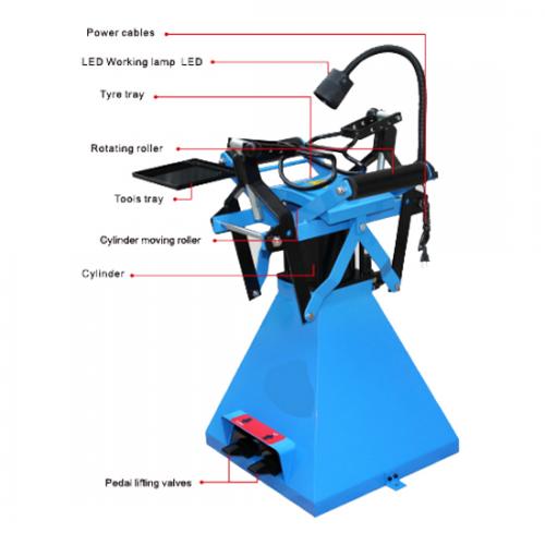 Air operated tyipreader HY-503