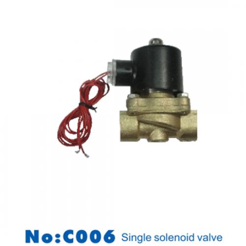 Single solenoid valve